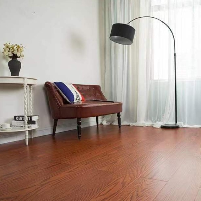 红橡实木发热地板K703-石墨烯发热地板-家庭地暖-加装电地暖